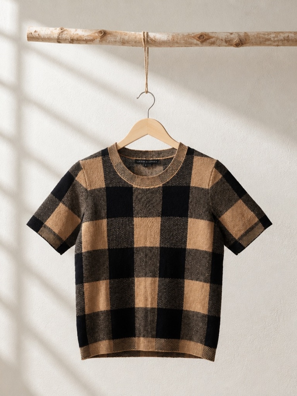 English Factory Classic Plaid Top